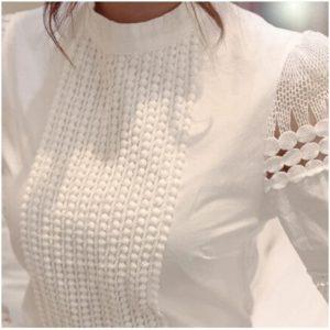 Blusa White Detalhe em Renda