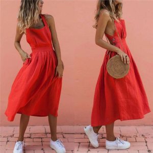 vestido-midi-vermelho