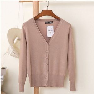 Cardigan Neutro Decote V