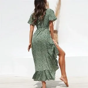 Vestido Chiffon Estampa Floral