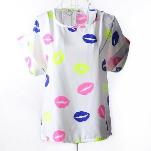 Blusa de Beijinhos Coloridos