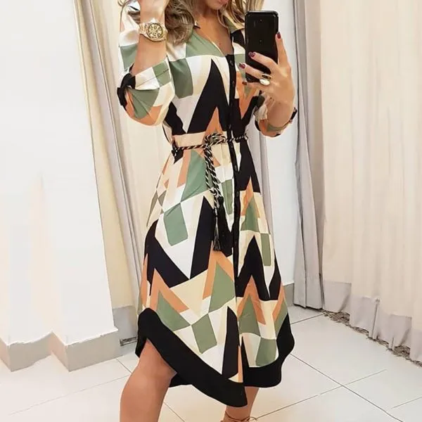 vestido-midi-estampa-geometrica
