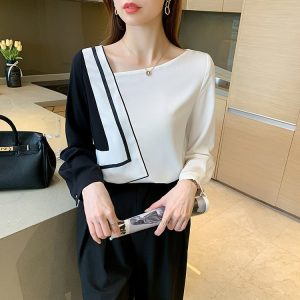 Blusa Bicolor Listras
