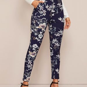 Calça Skinny Estampa Floral