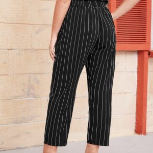 Calça Risca de Giz Plus Size