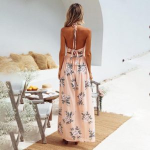 Vestido Longo Dupla Fenda