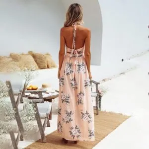 Vestido Longo Dupla Fenda