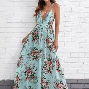 Vestido Longo Fluido Estampas