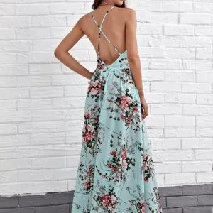 Vestido Longo Fluido Estampas
