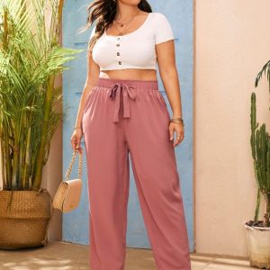 Calça Casual Plus Size